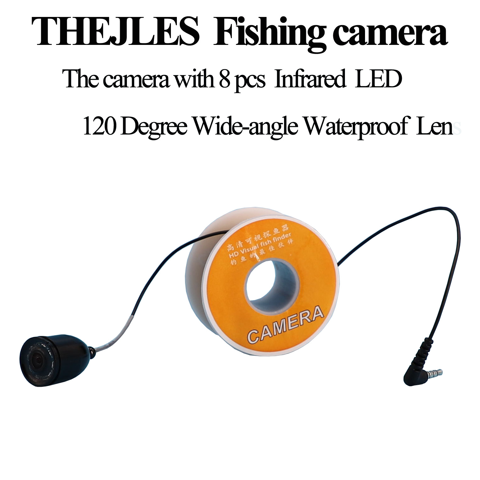 Fish Finder Cable - Kamera Memancing Bawah Air dengan 8