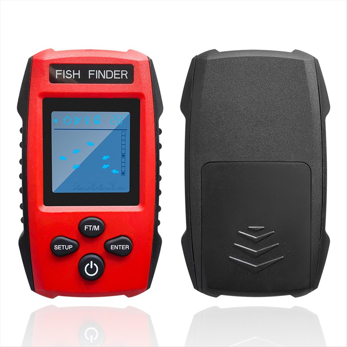 Transduser Sonar Berkabel LCD  - Fishing Depth Finder ulasan dan harga