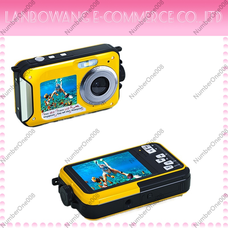 Kamera Aksi Layar Ganda Tahan  - Underwater Camera ulasan dan harga