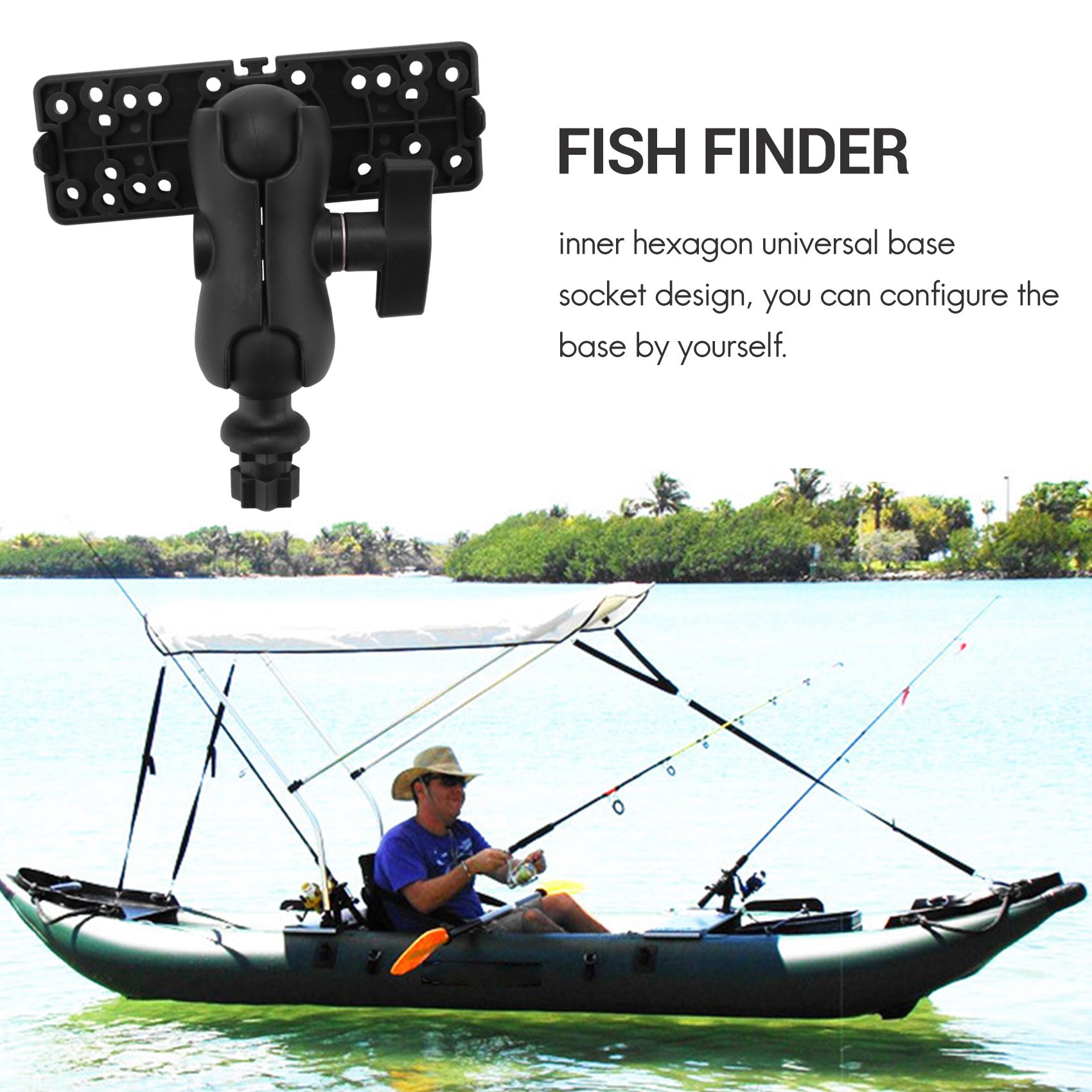 NALFI – Dudukan Bola dengan Al - Fish Finder Mount ulasan dan harga